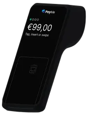 PayMe Go terminal showing €99,00